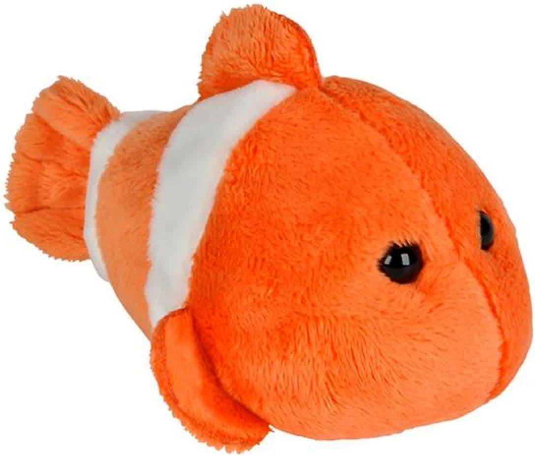 Forest & Twelfth Stuffed Clownfish, Single Mini Stuffed Animal Plush Toy for Kids, Ocean Party Favors and Goody Bags, Classroom Treasure Box Prizes, Stocking Stuffers (Clown Fish)