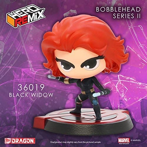 Dragon Models Age of Ultron Black Widow Bobblehead Toy, 6"