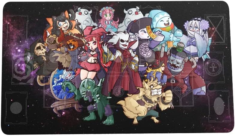 AART TM Custom Ghostrick Playmat with Card Link Zone Playmat - Zones Play mat TCG Playmat - TCG Play mat Duel Playmat Gaming Mat Board Games Mat