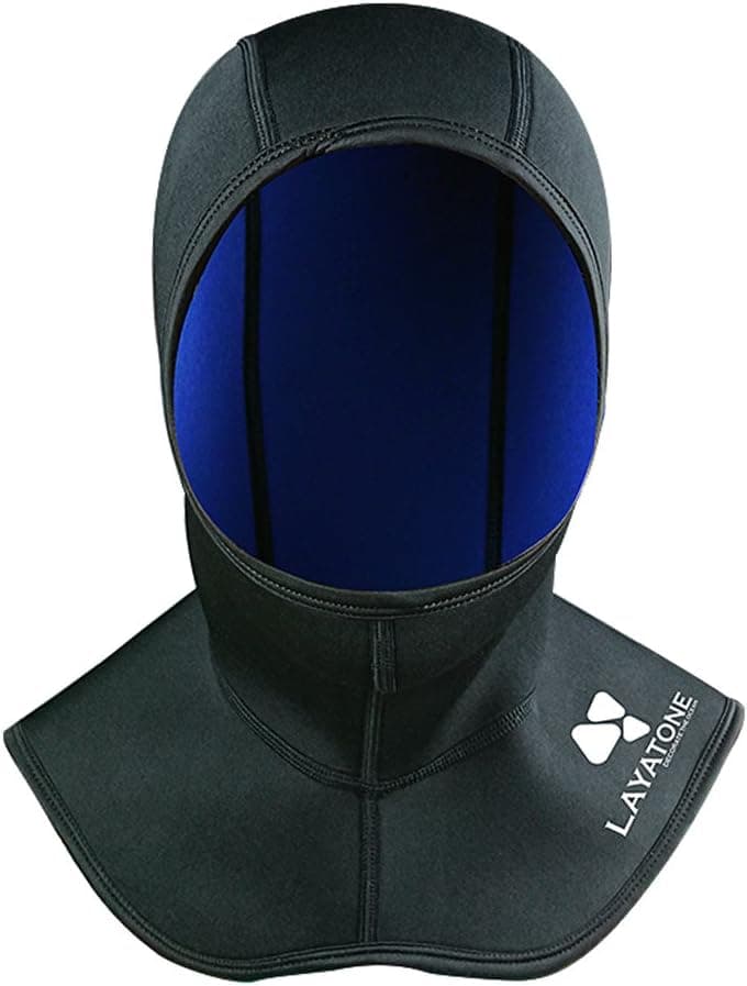 LayaTone Diving Hoods Men Women 3mm Neoprene Hoods Scuba Diving Spearfishing Underwater Hoods Full Face Wetsuits Hoods Adults