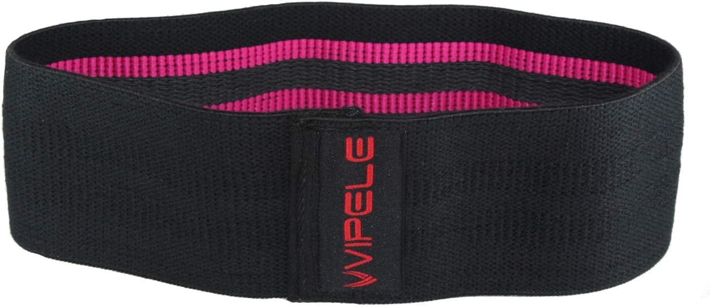 VIPELE Hip Resistance Band Circle Loop Workout Warmups Squats Mobility Stretching Hips Glutes Quad Hams Activation Strength for Crossfit Training Powerlifting (Medium)
