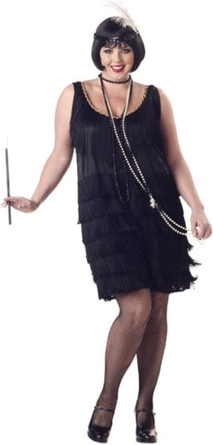 California Costumes Women's Fashion Flapper Plus Size Costume