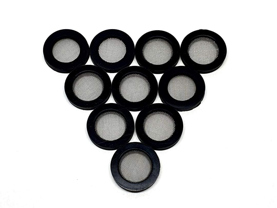 Olivia tree Black 10 pcs Silicone Washer Silicone Filter Gasket for Shower Head Water tap Faucet