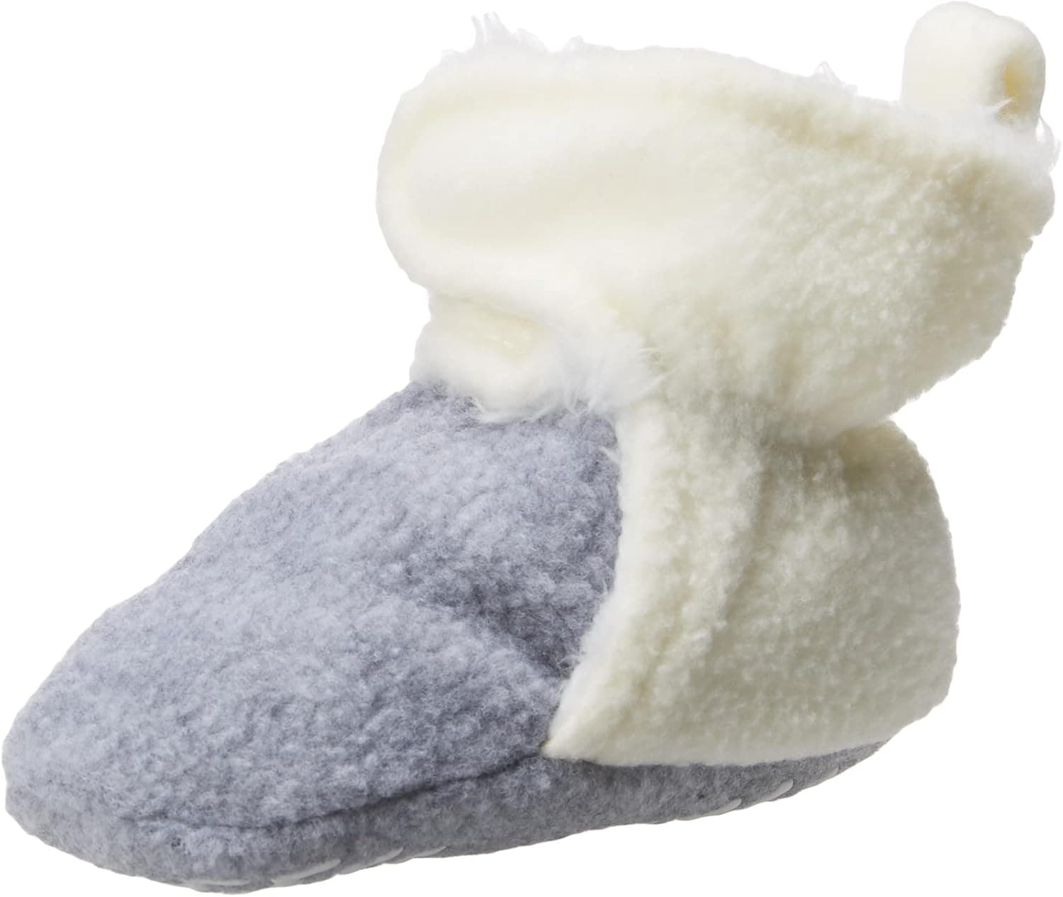 Hudson Baby Unisex Baby Cozy Fleece and Faux Sherpa Booties