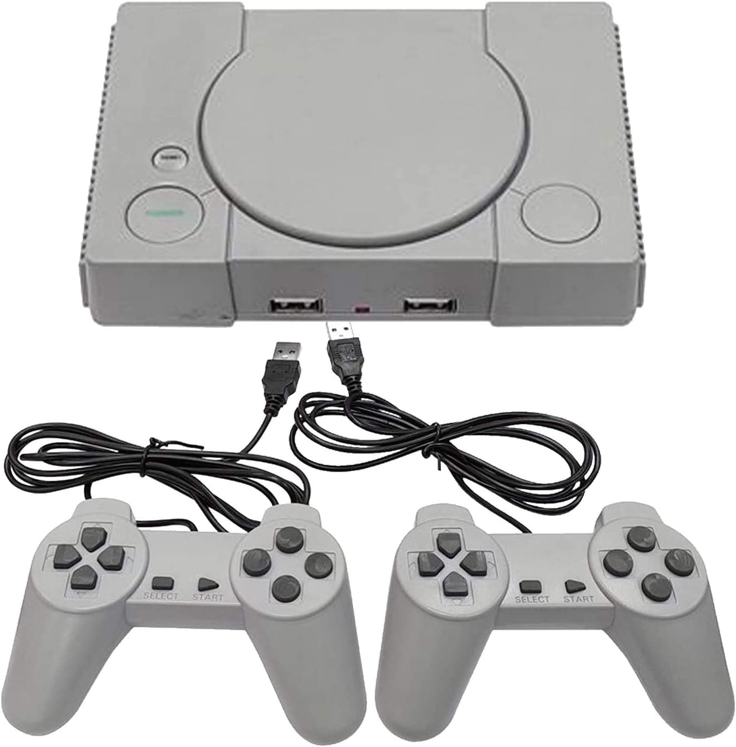 Mekela Retro Game Console, Classic Video Games System Consoles Built-in 620 Games with 2 Classic Controllers for Family TV AV Output Game Console