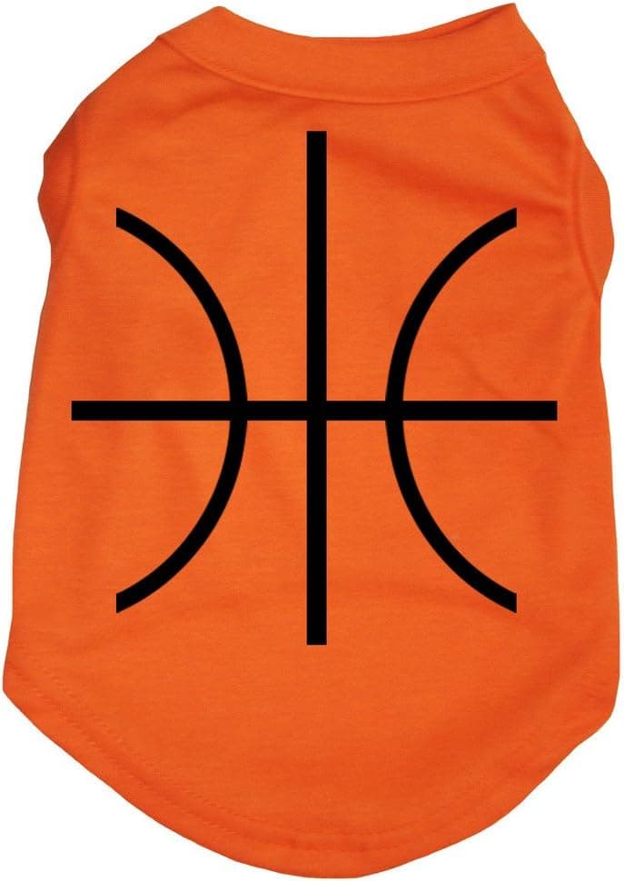 Petitebella Basketball Orange Puppy Dog Shirt (Small)