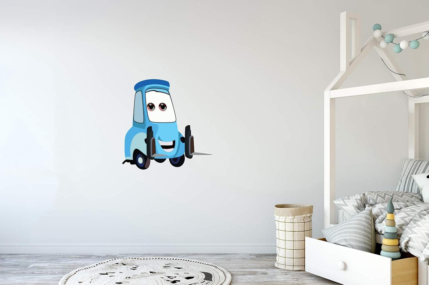 Guido Cars Cartoon Vinyl Wall Decor Sticker Decal 22'' X 22''