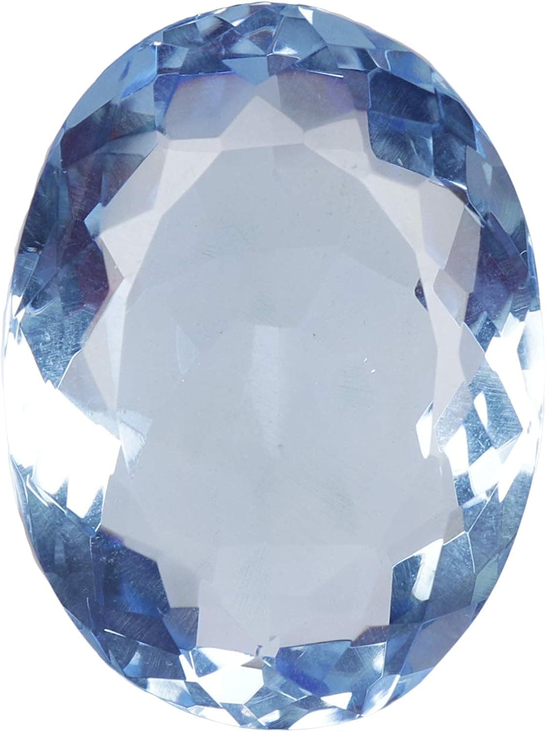 REAL-GEMS 87.10 Ct Blue Topaz Oval Shaped Used for Jewelry Making