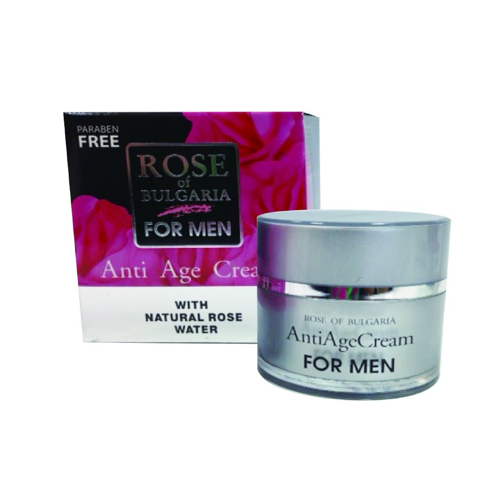 Anti-age Cream for Men Rose of Bulgaria BIOPEPTIDE-CL, Bulgarian Rose Water