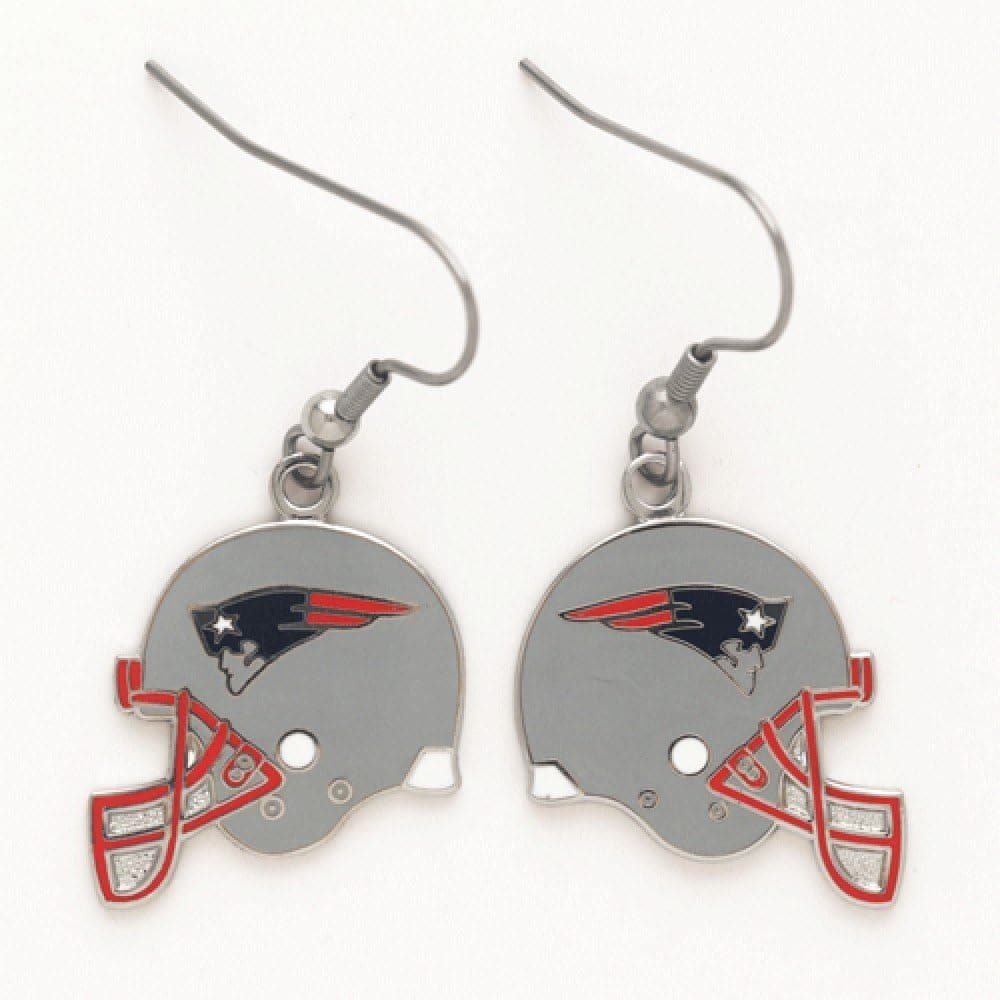 WinCraft NFL New England Patriots 59181061 Earrings Jewelry Card