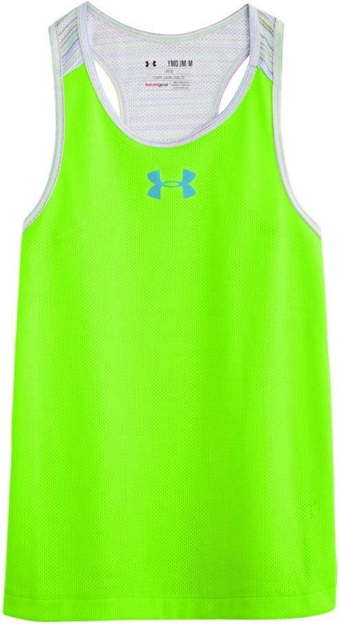 Under Armour Girls' UA Party In The Back Pinney Youth X-Small HYPER GREEN