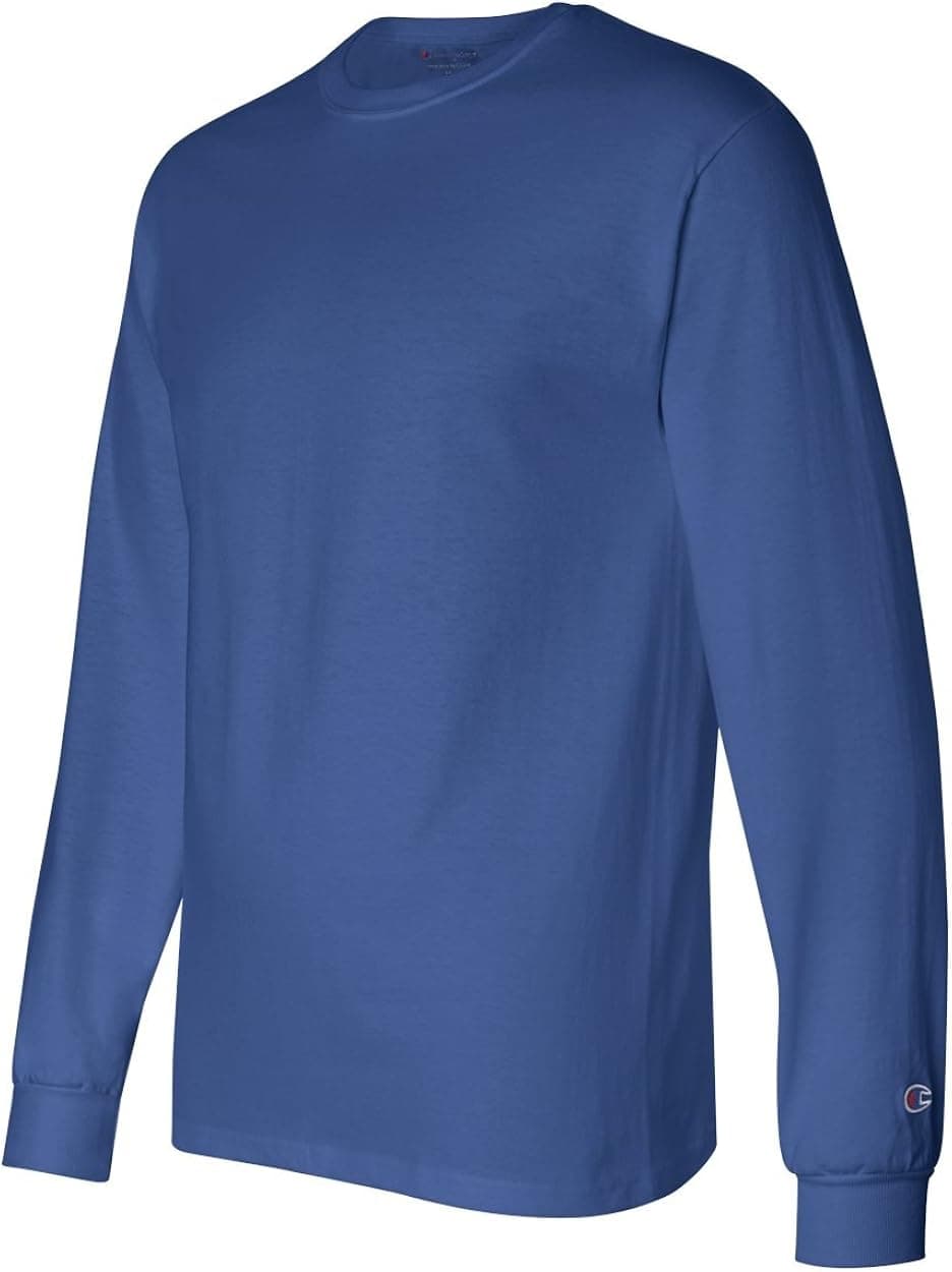 Champion Men's Cotton Long Sleeve Tee
