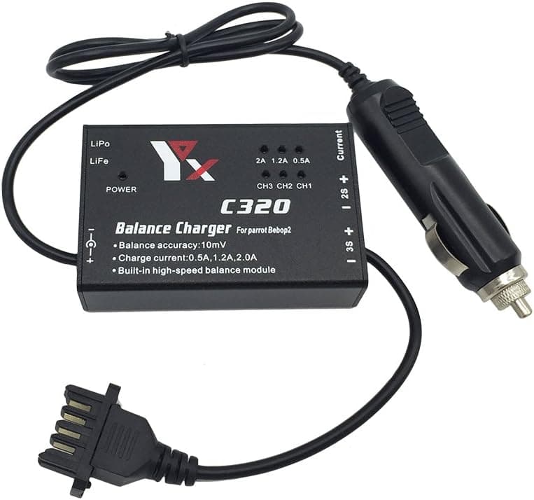 BTG Car Charger for Parrot Bebop 2 Drone Bebop 2 FPV Battery