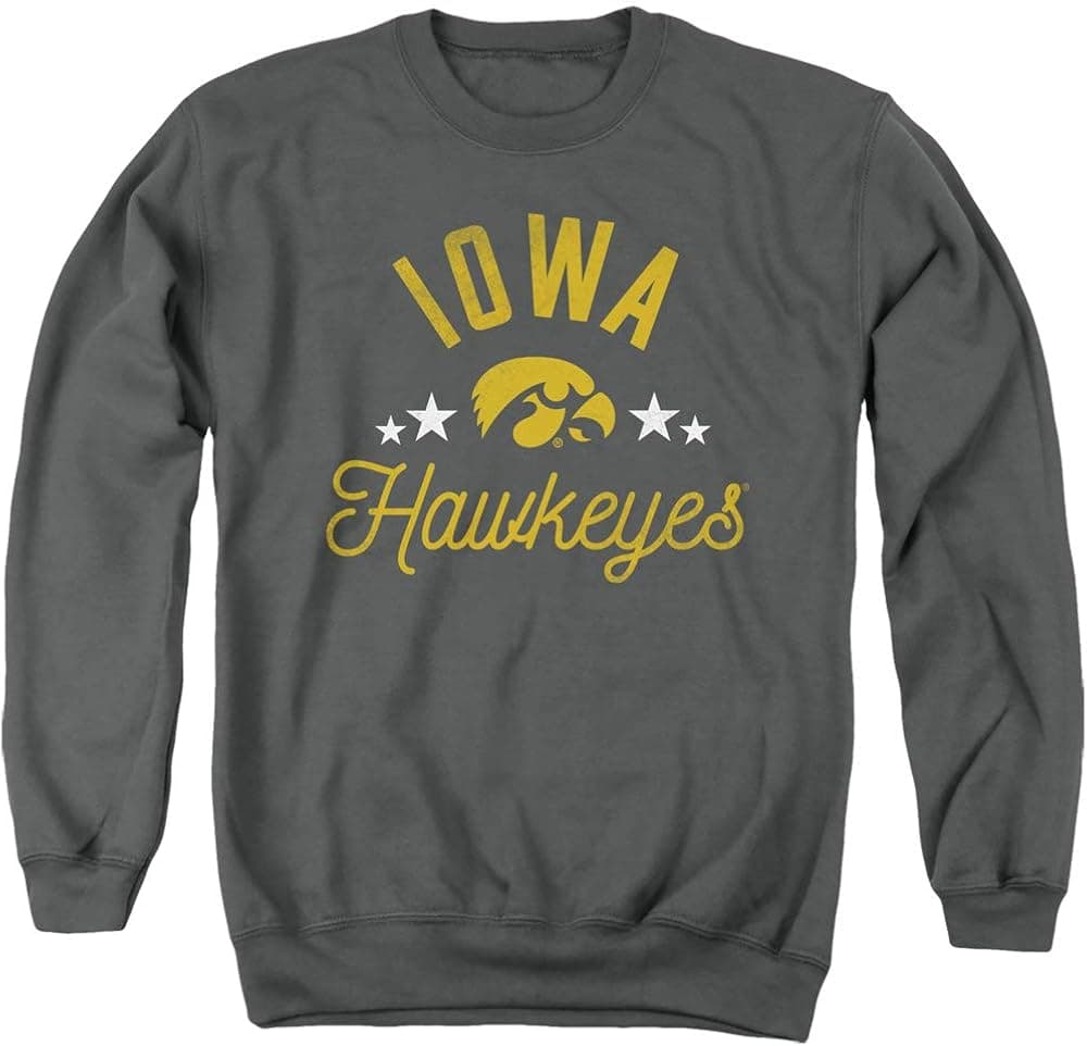 University of Iowa Official Hawkeyes Unisex Adult Crewneck Sweatshirt