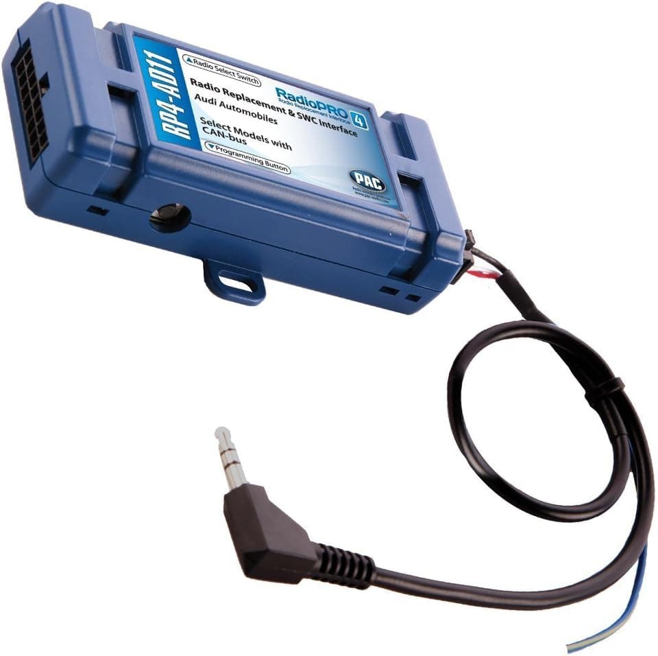 PAC RP4-AD11 Radiopro4 Stereo Replacement Interface with Steering Wheel Controls for Select Audi Vehicles with Canbus