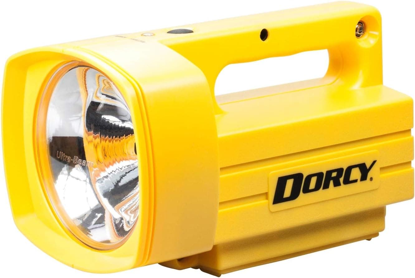 Dorcy Pro Series 300-Lumen Weather Resistant Rechargeable Outdoor LED Lantern with AC Adaptor, Yellow (41-1035)