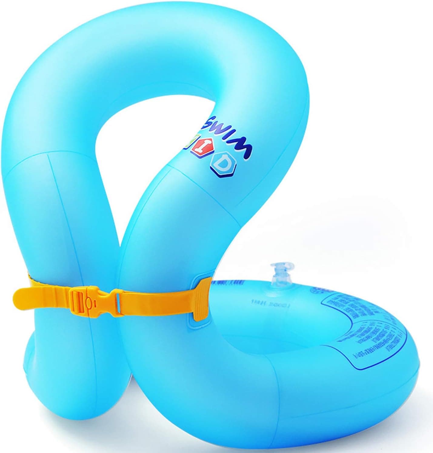 Hyfoo Floaties Swim Vest for Child, Portable Inflatable Pool Floats Swimming Ring with Adjustable Safety Buckle, Safety Swim Arm Bands with Double Surround Air Bag, Durable Float Tube for Kids/Adult