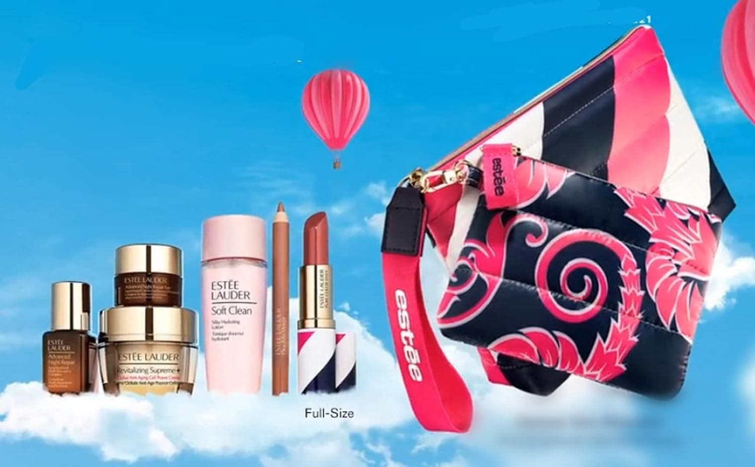 Estee Lauder 2021 7pcs Firm & Smooth Gift Set Includes Revitalizing Supreme+ Moisturizers, Advanced Night Repair Serum & Eye More