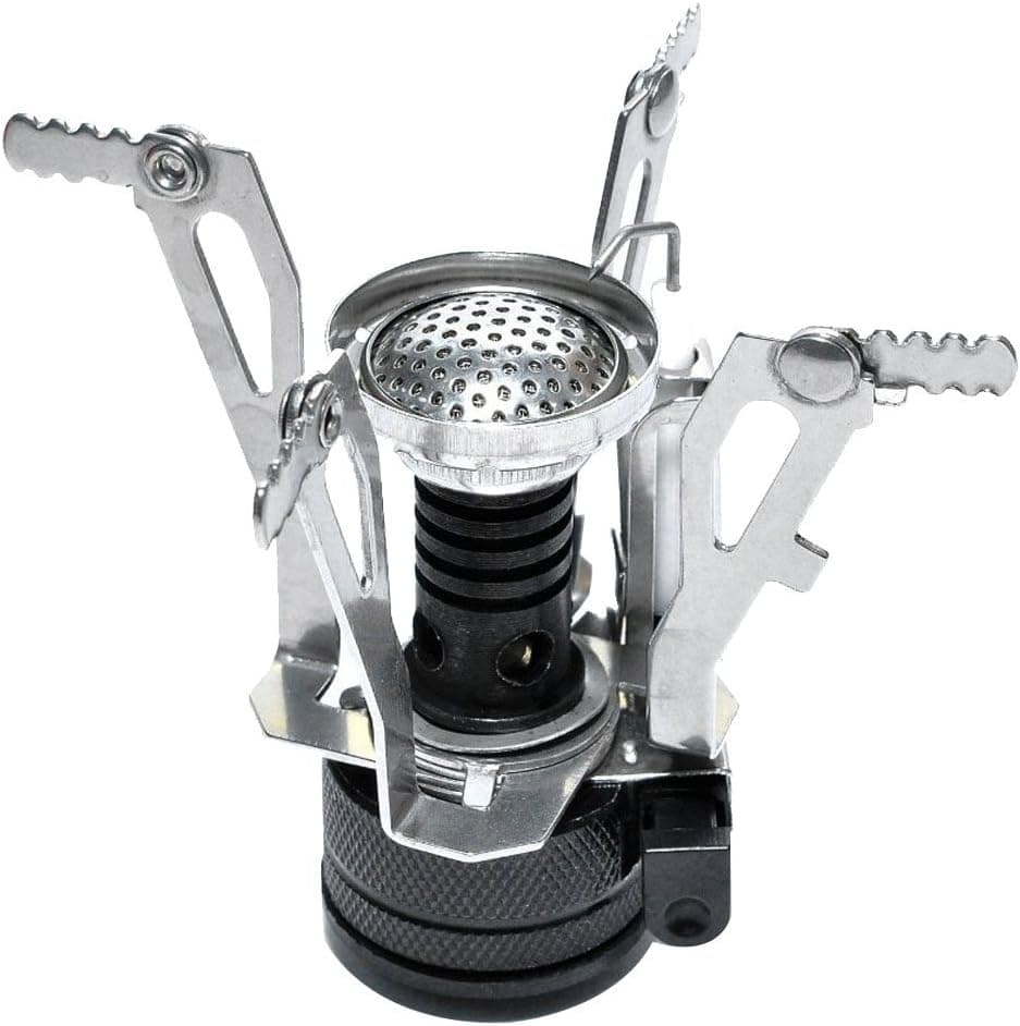 Oliasports Stove Ultralight Backpacking Canister Camp Burner with Piezo Ignition 3.9oz
