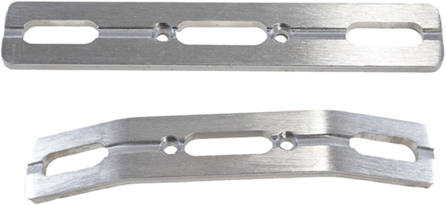 RC Raven RC Aluminum Parts and Accessories for Revo 2.5 or 3.3 E- Revo Brushed Aluminum Bumper Set with a Free Set of Dual Rate Springs Shocks- RC Car Upgrade Parts