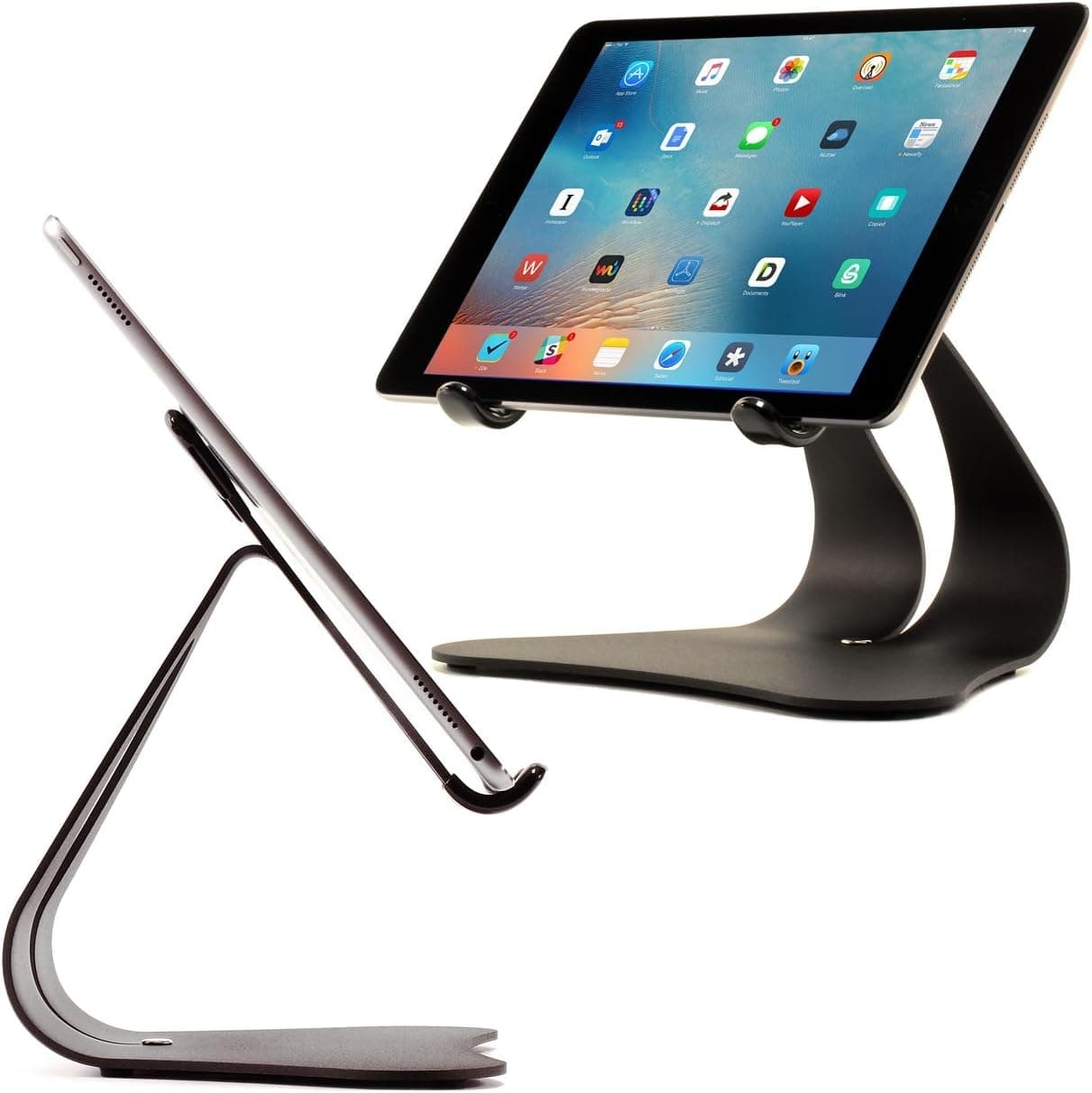 Thought Out Stabile 2.0 Steel Stand Black - Made in USA - Compatible with Apple iPad