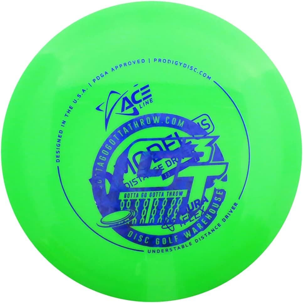 Prodigy Discs Factory Second Ace Line DuraFlex D Model US Distance Driver Golf Disc [Colors and Hot Stamps Will Vary]