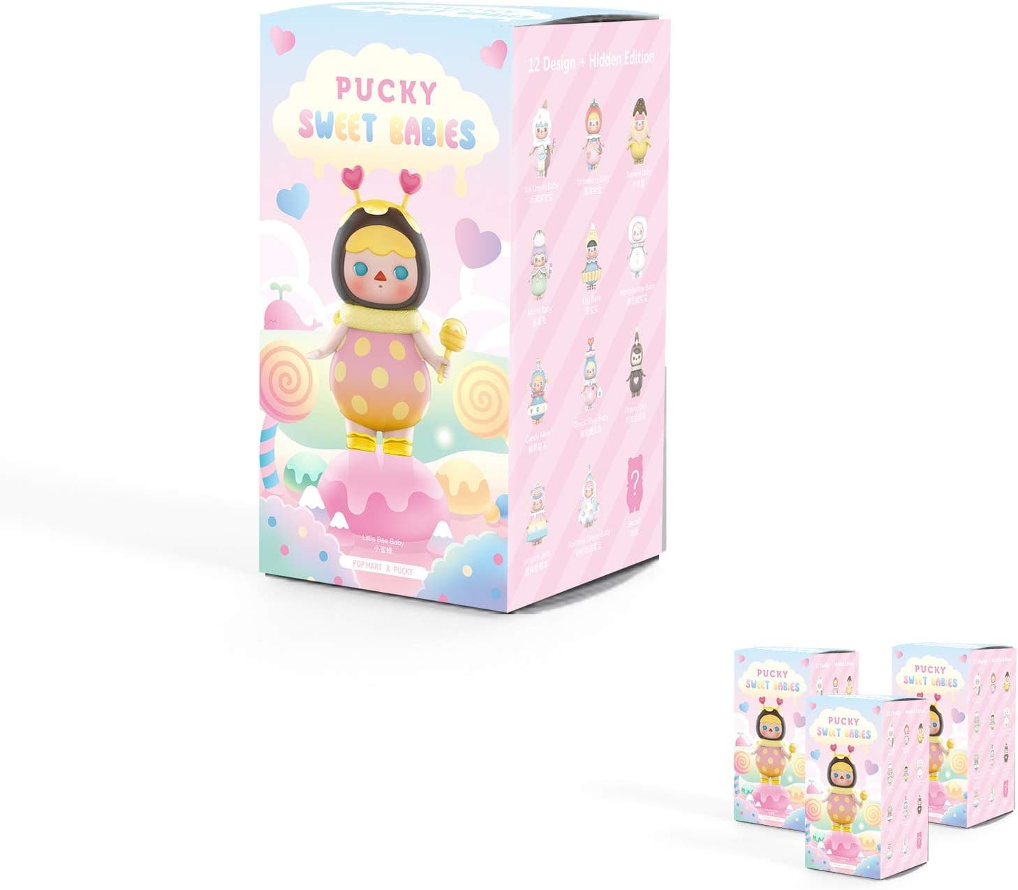 Pucky Sweet Babies Collection Art Toy Collectible Cute Kawaii Toy Figures
