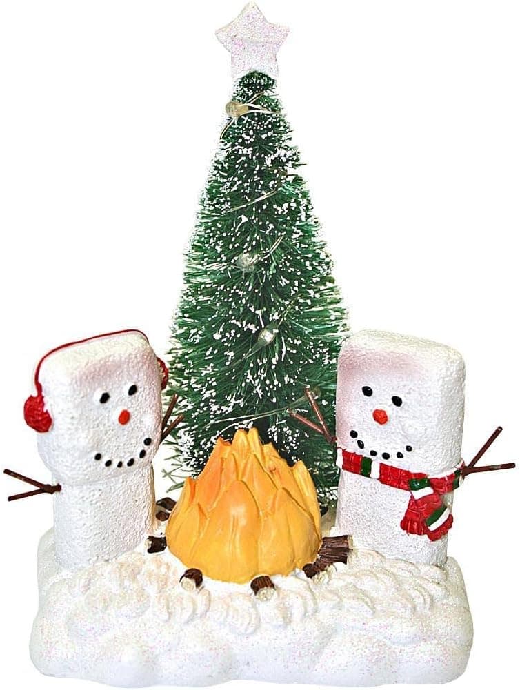 Roman 56735 - 4.25" Snowman LED Table Top Night Light (30265 4.25" LED SNOWMAN TABLETOP NIGHT LIGHT B/O)