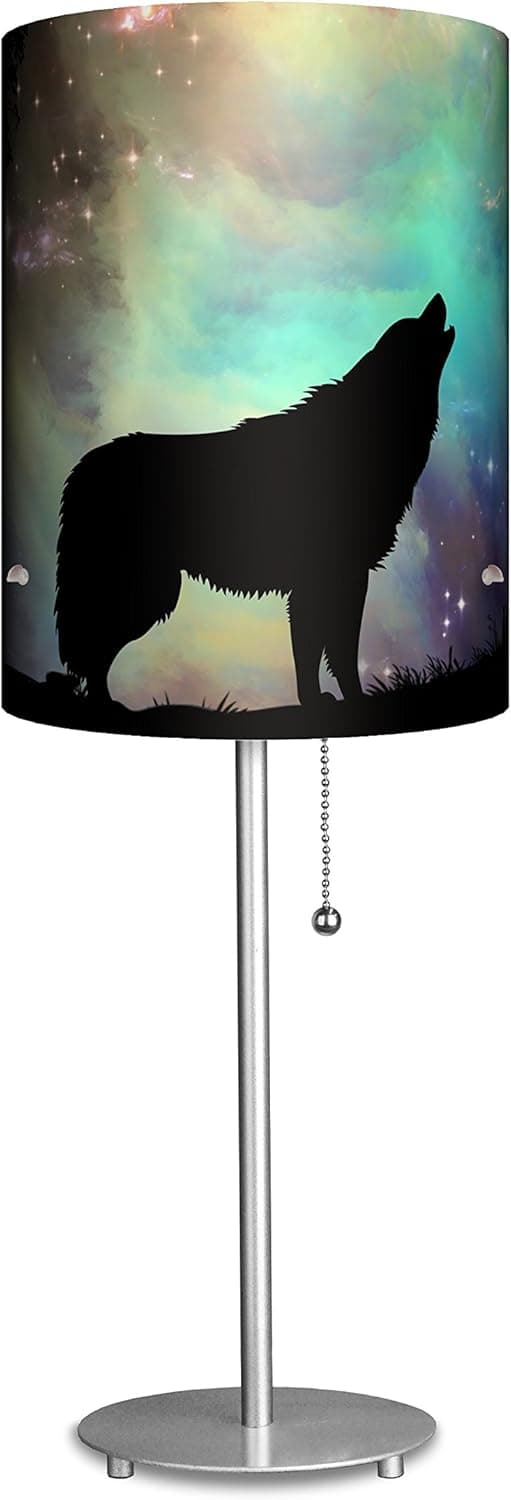 Lampables Animal Kingdom Collection Decoration Gift (Wolf) - Table Desk Lamp