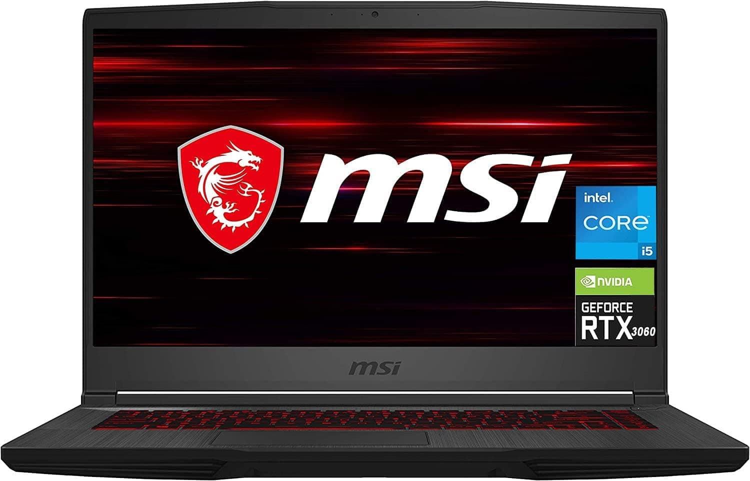 MSI GF65217 Gaming Laptop 2023 Newest, 15.6" FHD 144Hz Display, Intel Core i5-10500H, 32GB RAM, 2TB SSD, NVIDIA GeForce RTX 3060 Graphics, Bluetooth, Wifi6, Windows 10 Home, Bundle with Cefesfy