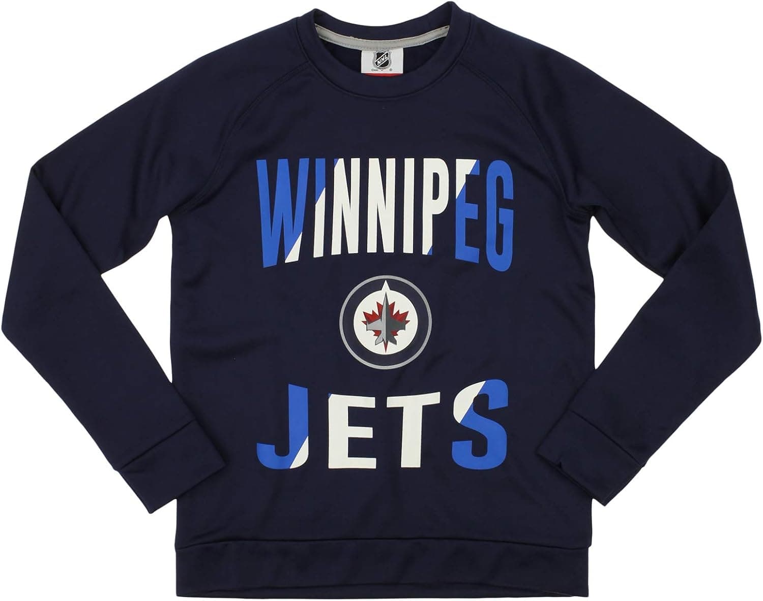 NHL Boys Youth (8-20) / Kids (4-7) Performance Fleece Crew Neck Long Sleeve Sweatshirt - Team Options