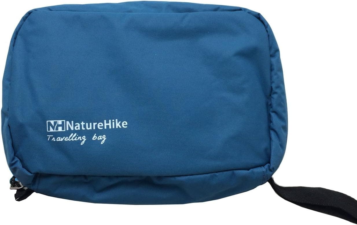NatureHike Hanging Toiletry bag/Multifunctional Travel Toiletry Kit/Cosmetics Bag/ Shaving Bag Big Capacity, Waterproof (blue)