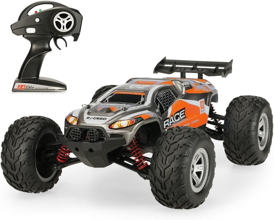 Goolsky JRD9551881269804ER Feiyue FY-10 Brave 1/12 2.4G 4WD 30km/H High Speed Electric Power Cross-Country RTR Short Course Truck RC Car, Orange