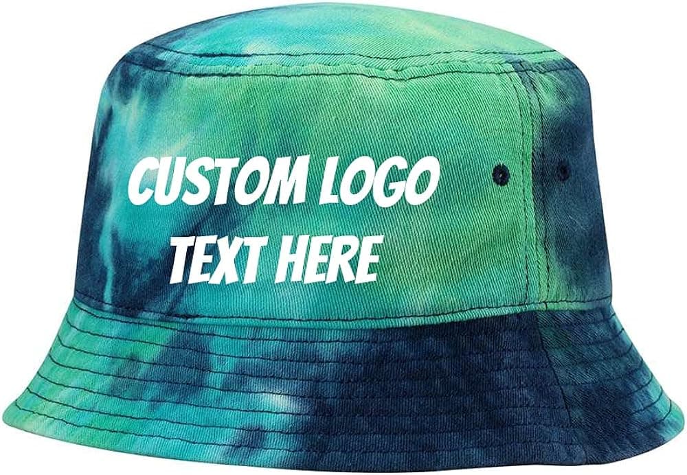 INK STITCH Sp450 Custom Stitching Embroidery Tie Dye Bucket Hats - 5 Colors