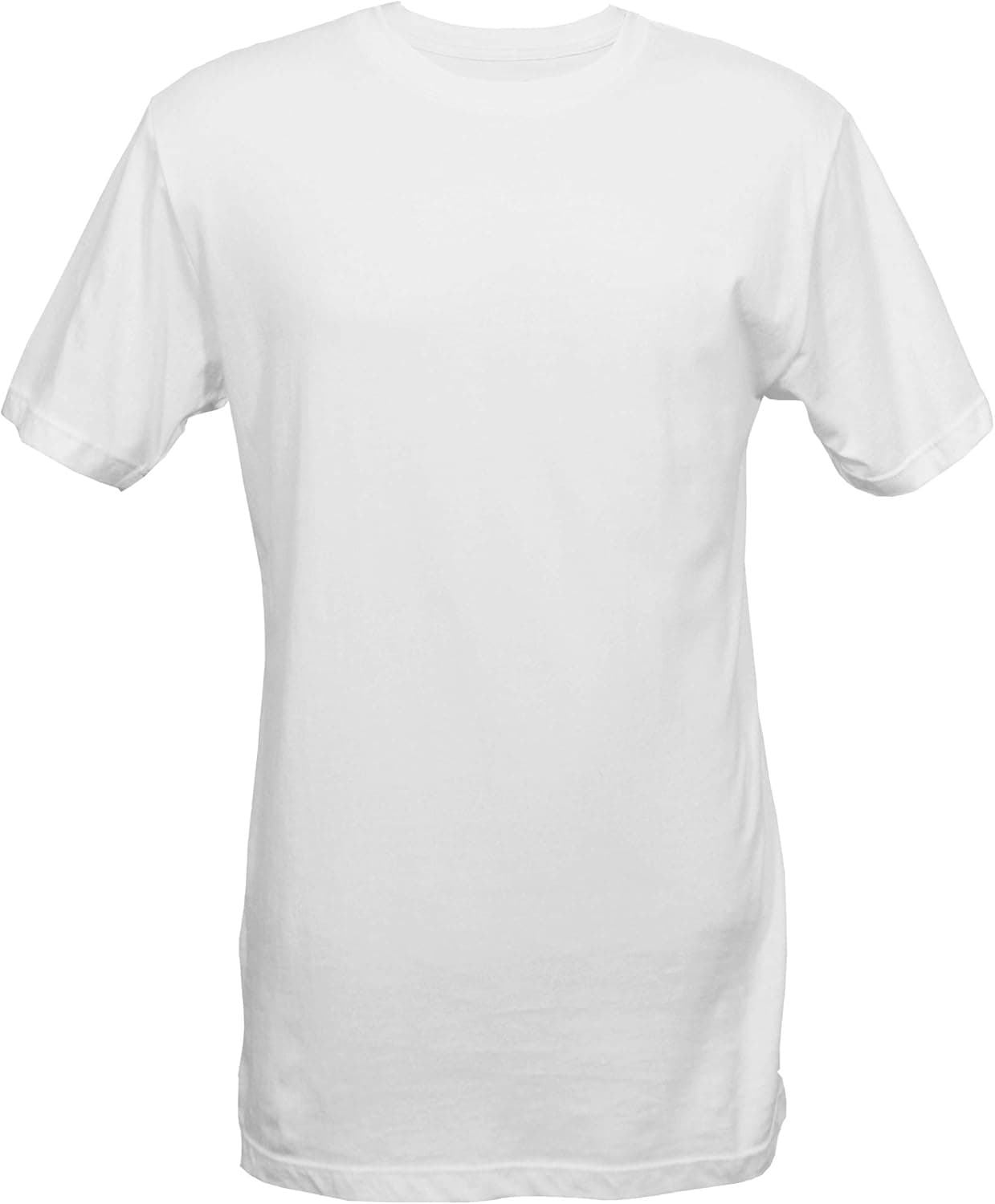 Ecoland Men's Organic Cotton Classic Crew Neck T-Shirt White Made in USA