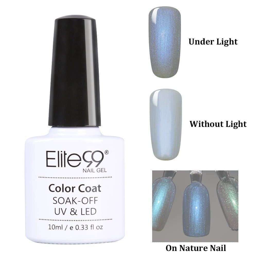 Elite99 Nail Gel Polish Shell Beach UV LED Soak Off Color Manicure Art 10ml 9504