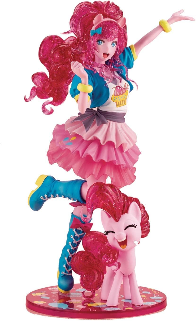 Kotobukiya My Little Pony: Pinkie Pie Limited Edition Bishoujo Statue, Multicolor