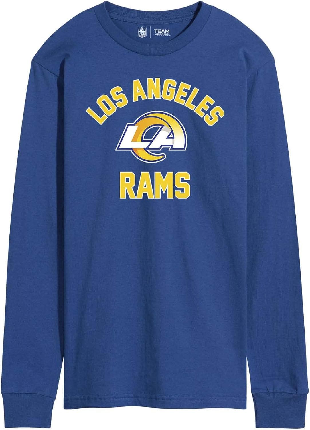 Team Fan Apparel NFL Gameday Adult Long Sleeve Shirt, Lightweight Tagless Long Sleeve T-Shirt with Side Vent Construction