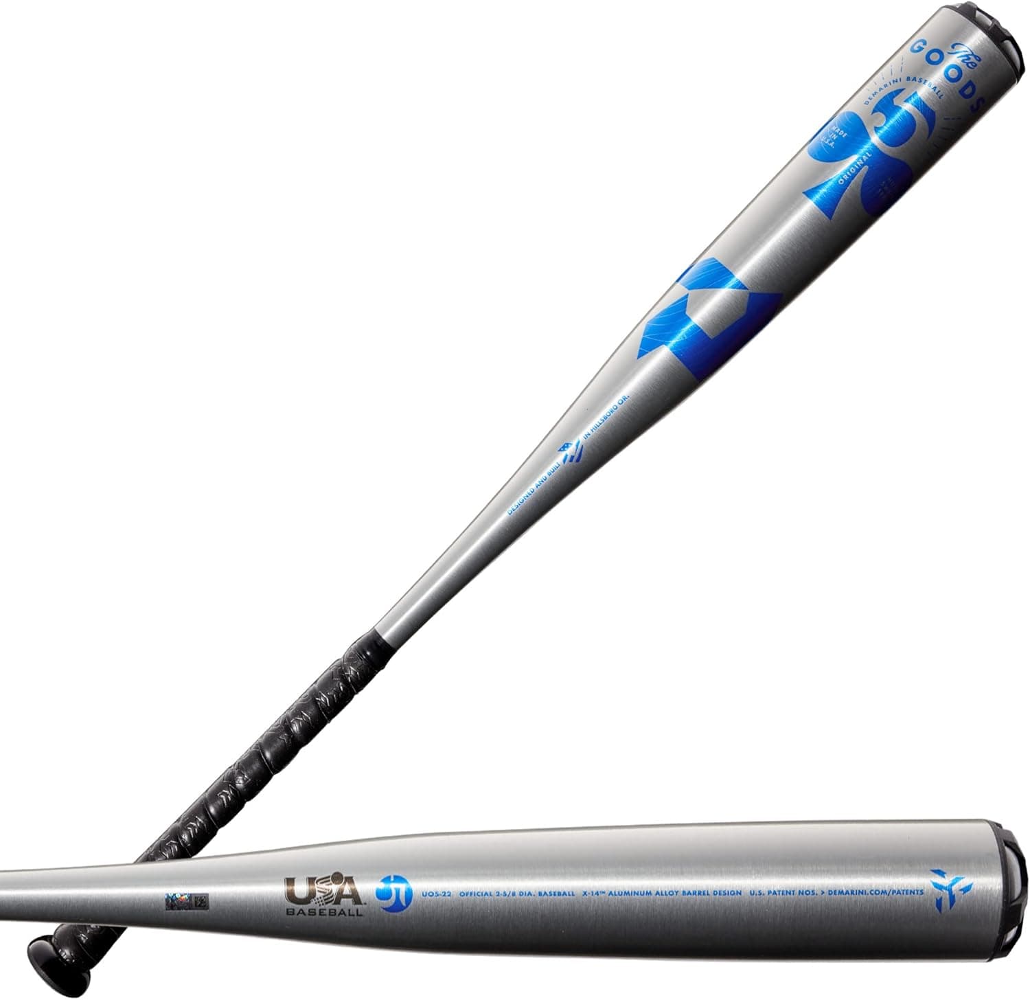 DeMarini 2022 The Goods One Piece USA Youth Baseball Bat - (-10, -5)