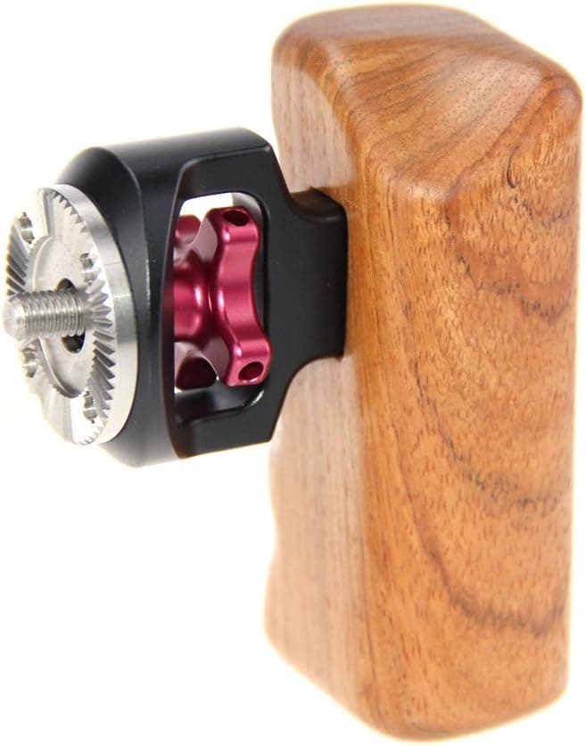 CAMVATE Wooden Handgrip (Right Hand) for Sony A7s A7RII A7s2 A7sII Compatible with Rosette Standard Accessory(31.8 mm,M6 Thread)