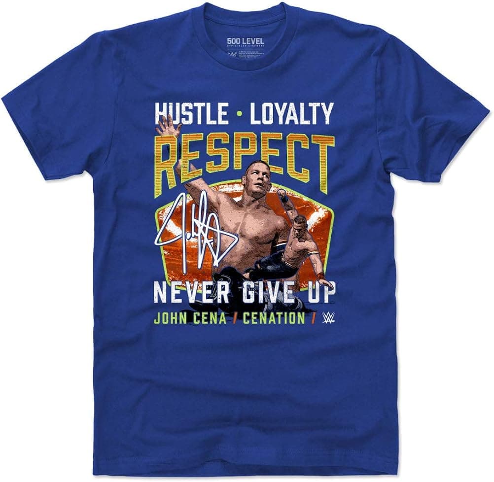 John Cena Shirt - WWE Men's Apparel - John Cena Cenation Respect