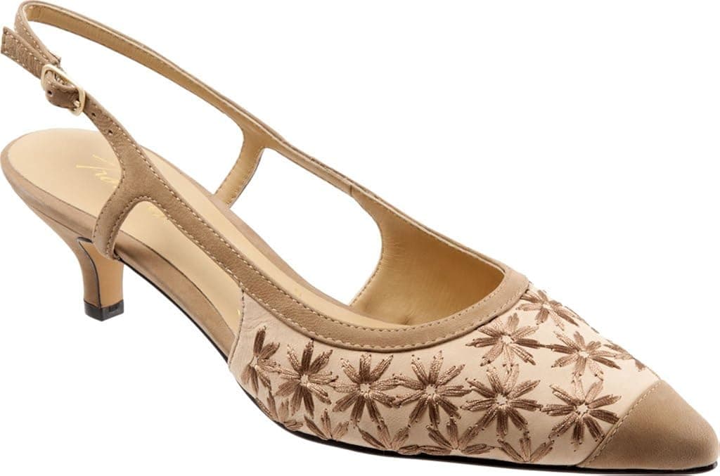 Trotters Women's Kimberly,Dark Tan/Sand Leather,US 11 W