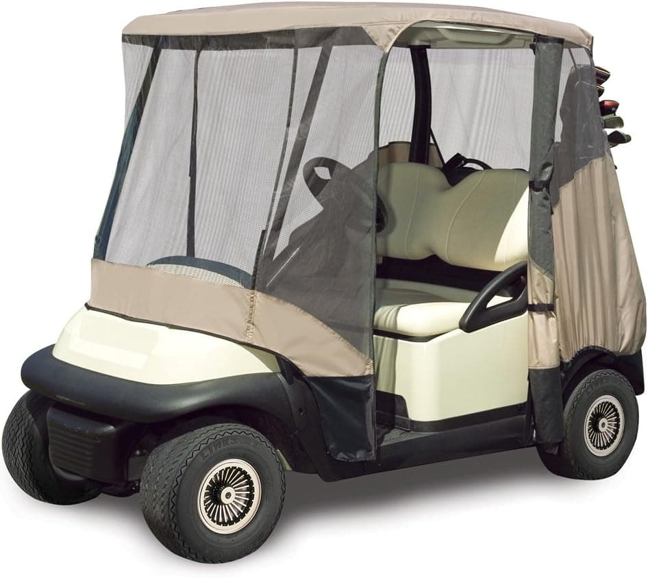 Classic Accessories Fairway Golf Car Bug Screen (Fits most two-person golf cars with roofs)
