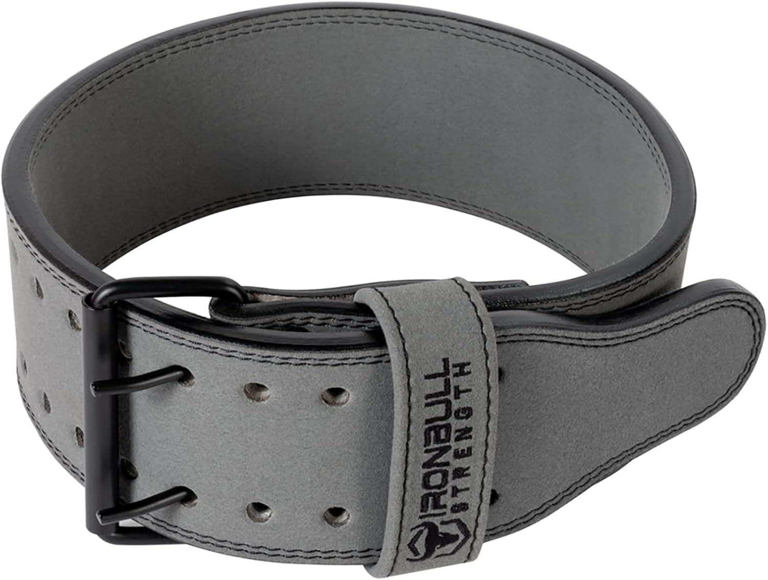 Powerlifting Belt - 10mm Double Prong Weightlifting Belt (IPF, USAPL, USPA & IPL Approved) | Leather Power Back Support for Weight Lifting, Strength Training, Strongman - Men & Women