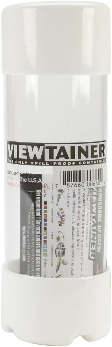 Viewtainer Storage Container, 2 by 6-Inch, White