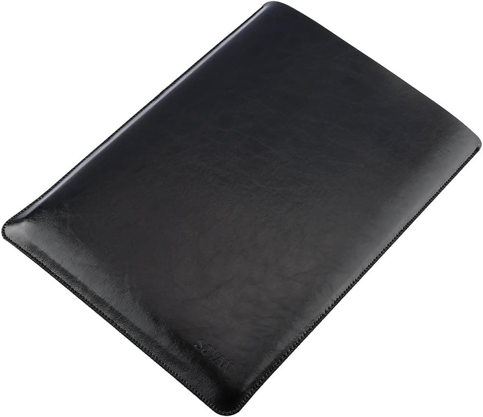 Soyan Laptop Leather Sleeve for MacBook (13-Inch MacBook Black)