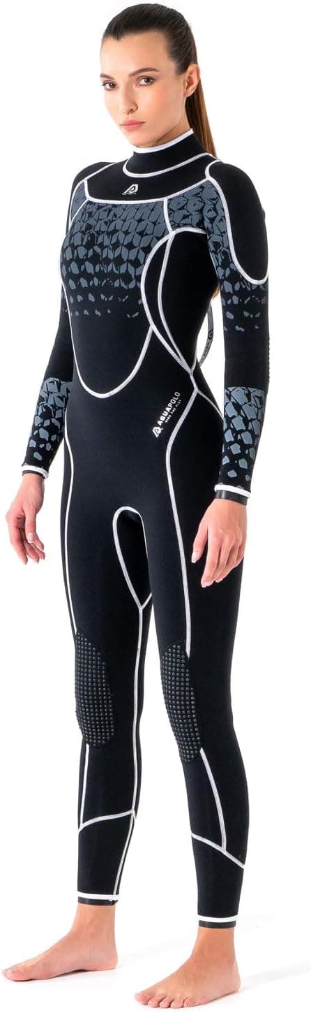 Wetsuit Women by Aqua Polo | Womens Wetsuit 3mm Neoprene Full Wetsuit | Wet Suits for Women in Cold Water | Mystique