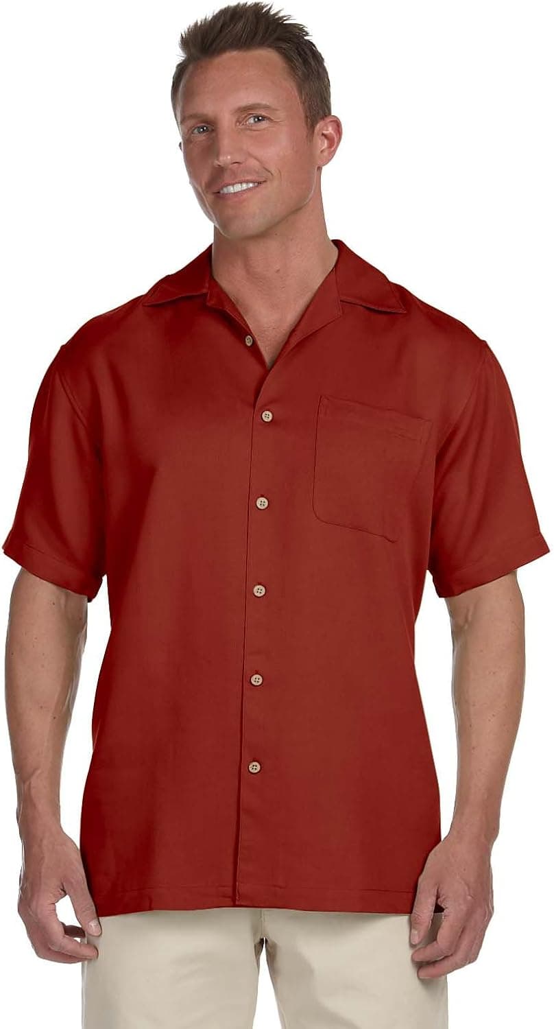 Harriton M570 Mens Bahama Cord Camp Shirt