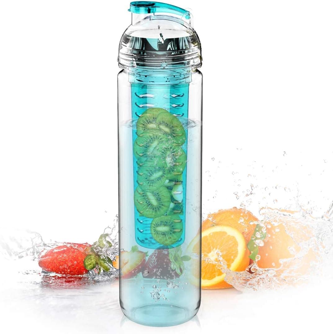 AVOIN colorlife 27oz. Sport Tritan Fruit Infuser Water Bottle(Many Color Option) - BPA Free