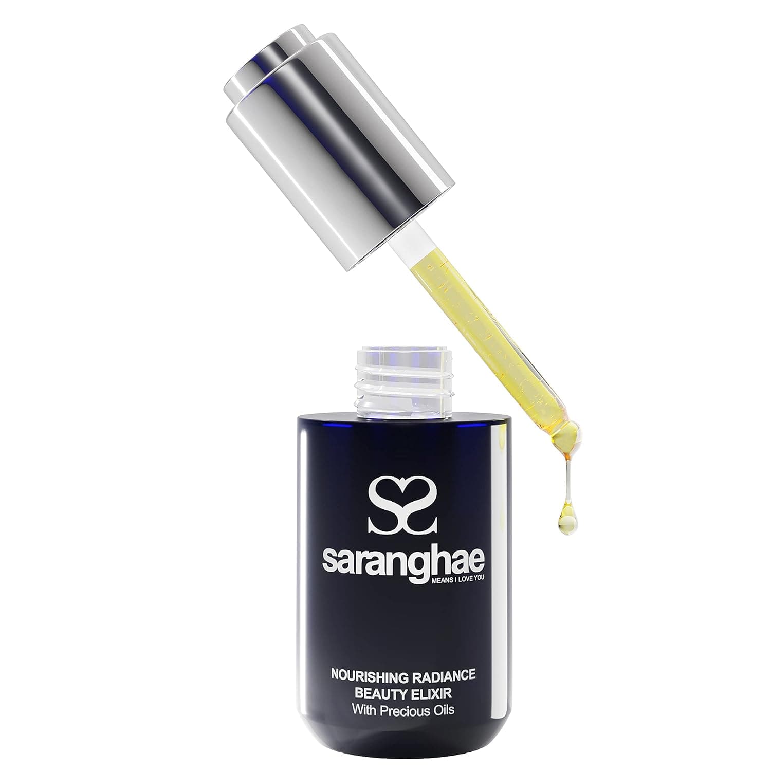 Saranghae Korean Niacinamide and Rosehip Oil for Face - Anti Aging and Moisturizing Facial Oil with Antioxidants for Glowing Skin